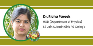 S.S. Jain Subodh Girls P.G. College, Jaipur, Head of Physics Departments: Dr. Richa Pareek Interview